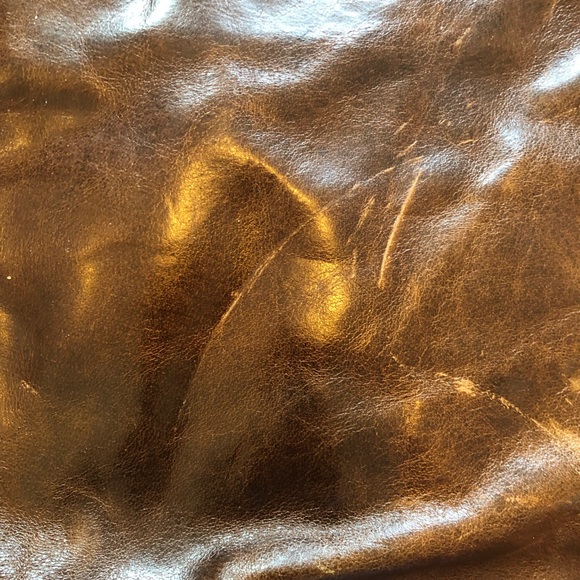 Rudsak Distressed Brown Leather Messenger Bag - Picture 10 of 16